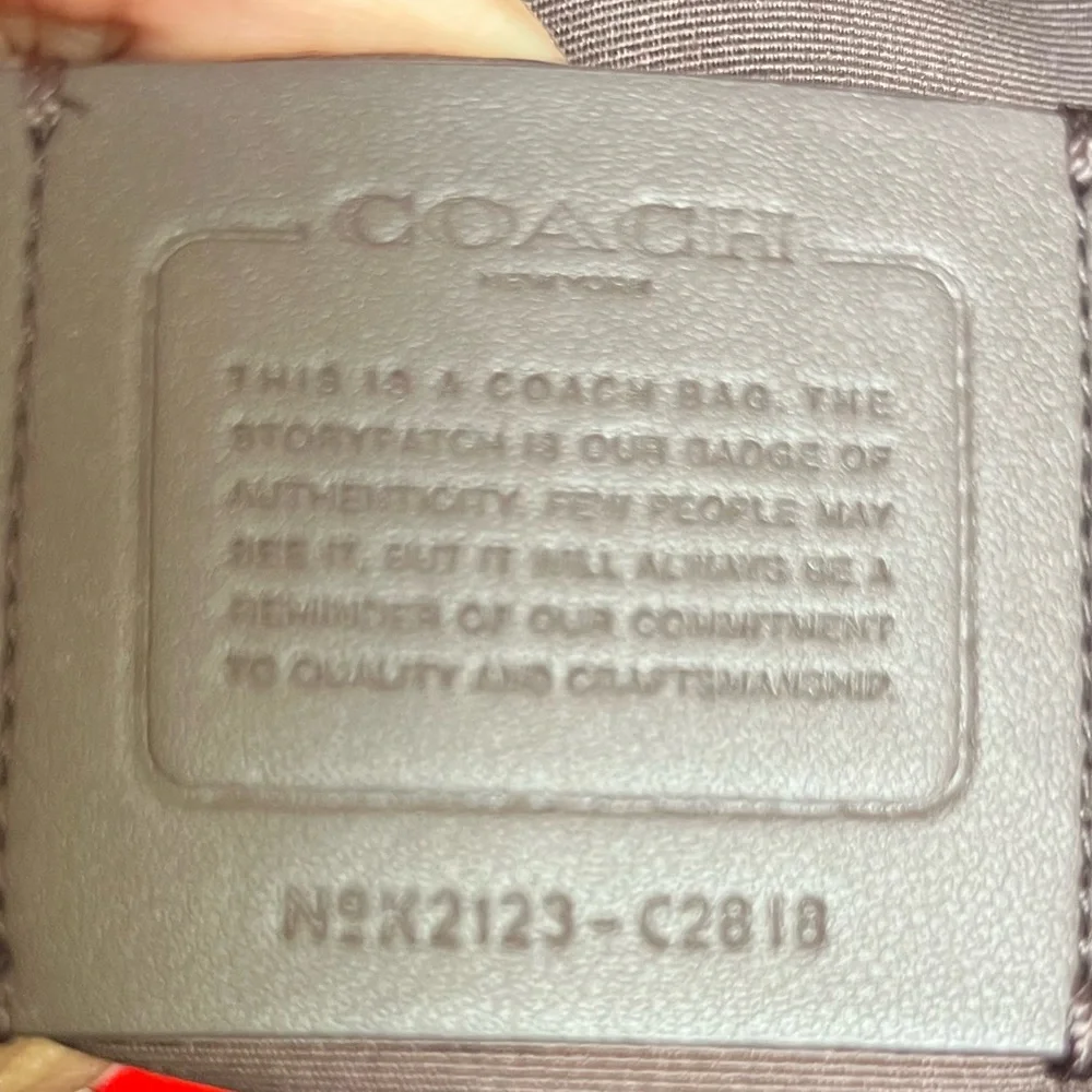 Coach Val Tan Leather Duffle  Crossbody Bag - Picture 8 of 10